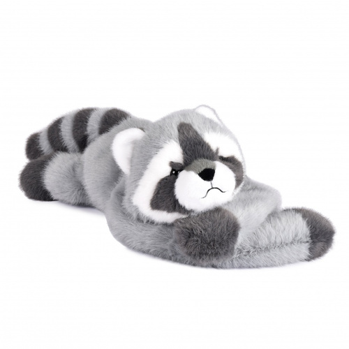 DOUDOU – Histoire d'Ours weighted plush raccoon, 50 cm, grey
