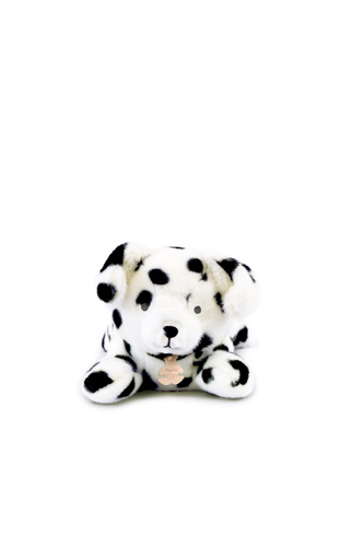 DOUDOU – Les P'tits Relax weighted plush dalmatian dog, Histoire d'Ours, 22 cm, white