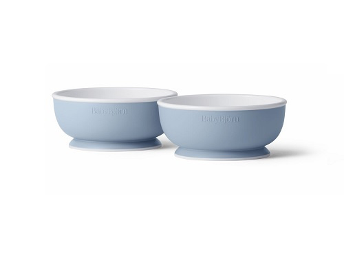 BABYBJORN - Baby Bowl, 2-pack, Powder Blue