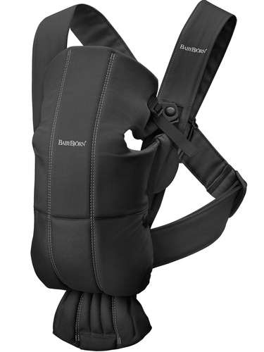 BABYBJÖRN - Baby Carrier MINI Woven, Black
