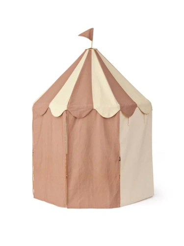 KID'S CONCEPT - pavillion tent stripe dusty brown