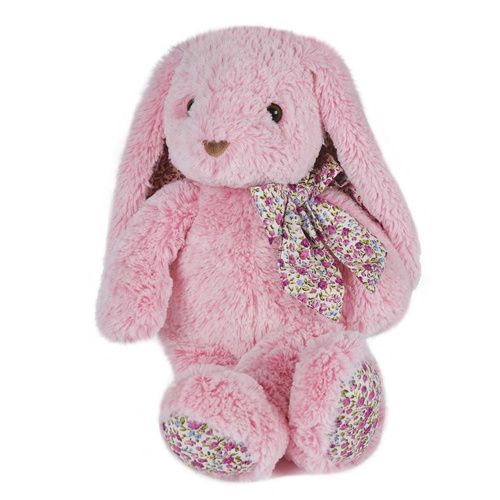 DOUDOU – plush rabbit Histoire d'Ours, 40 cm, pink