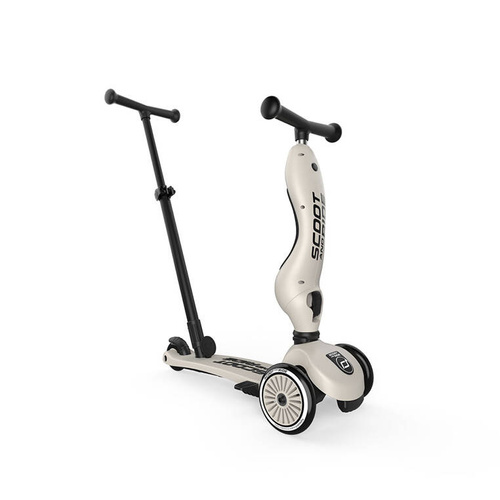 SCOOTANDRIDE - Highwaykick Push and Go 2in1 Ride and scooter 1-5 years Ash
