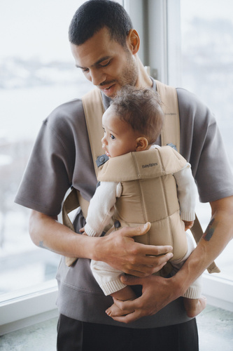 BABYBJÖRN - BABY CARRIER MINI, Beige Woven