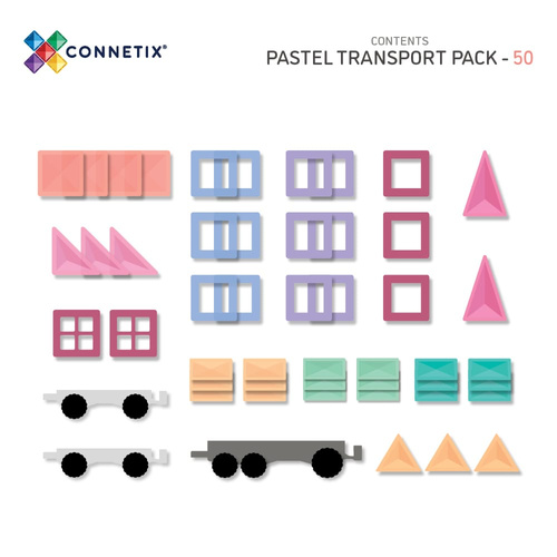 CONNETIX - Rainbow Transport Pack 50 pc