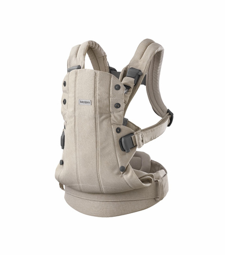 BABYBJORN - Baby Carrier Harmony, Woven, Light Beige mélange