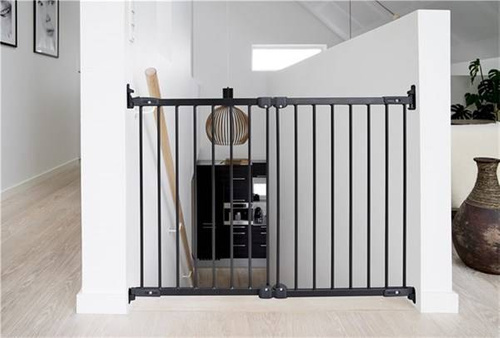 BabyDan Safety Gate FlexiFit, metal, black