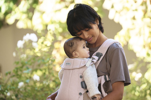 BABYBJORN - Baby Carrier Harmony, Woven, Light pink mélange