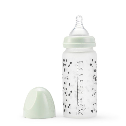 Elodie Details - Glass Feeding Bottle -  Dalmatian Dots