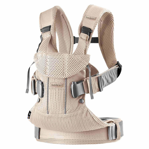 BABYBJÖRN - Baby Carrier ONE AIR 3D MESH, Pearl Pink