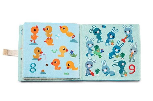 LILLIPUTIENS - Soft book for learning to count 1, 2, 3 ... 18 m +