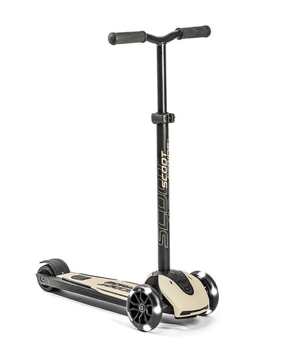 SCOOTANDRIDE - Highwaykick 5 LED - Folding scooter with light-up wheels 5+ Ash
