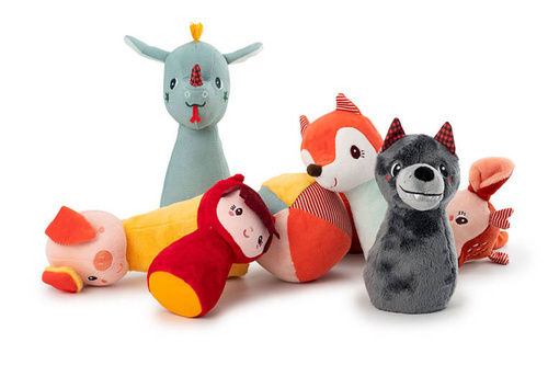 LILLIPUTIENS Kręgle z piłką z dzwoneczkiem Las 18 m+