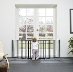 Baby Dan - Safety gate FLEX L, black