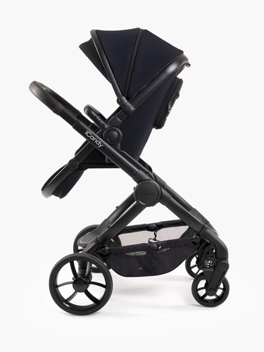 iCandy Peach 7 Pushchair and Carrycot Black - Complete Bundle