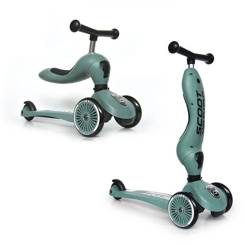 SCOOTANDRIDE - Highwaykick 2in1 Ride and scooter 1-5 years Forest