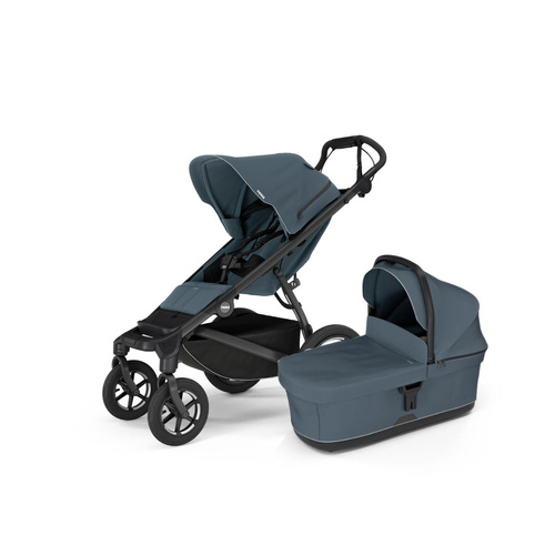 THULE - Urban Glide 4-wheel stroller - dark slate + gondola - SET
