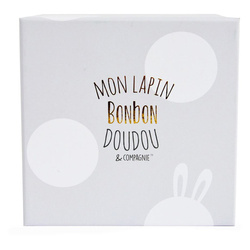 DOUDOU - Bonbon plush rabbit Doudou et Compagnie, 16cm, gray
