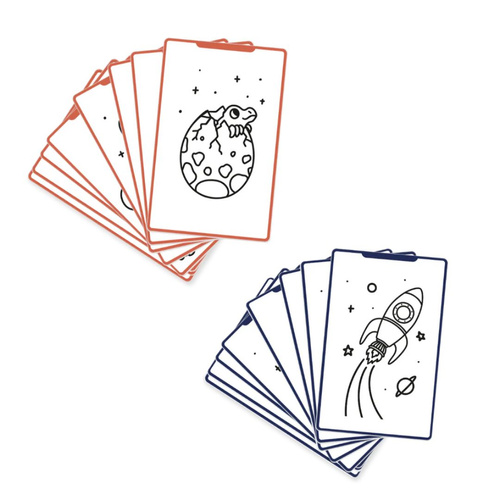 KIDYWOLF – refill set for KIDYDRAW-MINI 3+, Galaxy and Dinosaurs