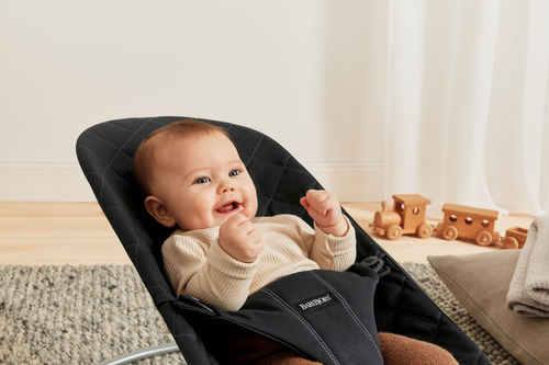 BABYBJÖRN - Bouncer Bliss WOVEN, Black