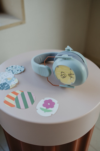 Kidywolf - KIDYNOISE noise-canceling headphones for children, blue