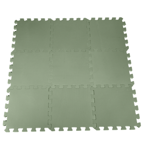 Baby Dan – foam play mat, soft green