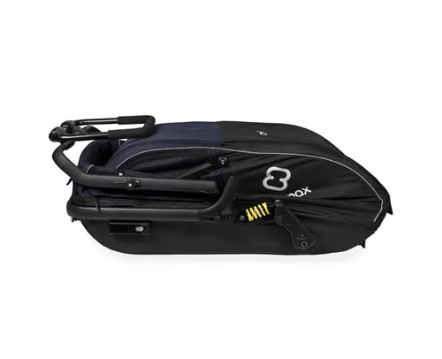 Bicycle trailer for a dog - Hamax Pluto L 45 kg - Blue / Black