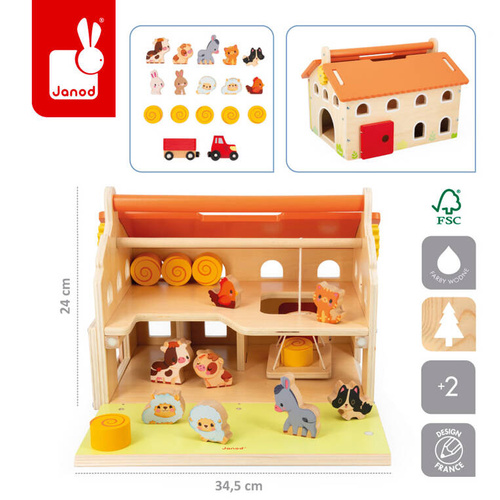 Janod - Magnetic puzzle Unicorn Magnetibook 3-8 years