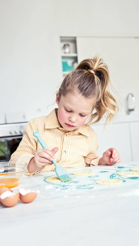 LILLIPUTIENS - Silicone brush Little Cook, Rhino Marius, 4+