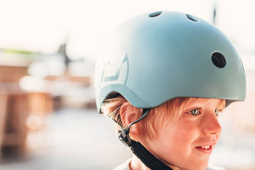 SCOOTANDRIDE - S-M helmet for children 3+ Steel