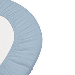 LEANDER - sheet for Junior cot, 2 pcs., dusty blue