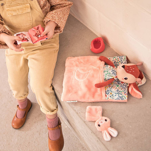 LILLIPUTIENS - Roe-deer Stella cuddly toy with accessories for falling asleep 2 years +