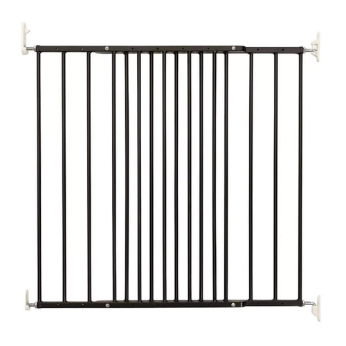DogSpace - Lucky Extending Dog Gate, Black (62.5-106cm)