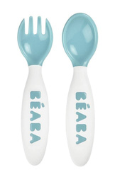  Beaba - Plastic cutlery in a case blue