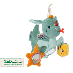LILLIPUTIENS Multifunctional hanging cuddly toy Dragon Joe 3 m+