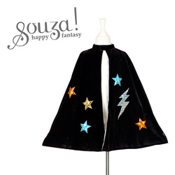 Souza! - Kostium peleryna superbohatera czarna 4-8 lat