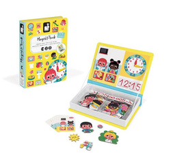 Janod - Magnetic puzzle I'm learning a watch Magnetibook collection 2018