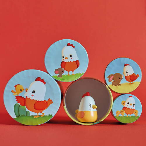 Janod -  Piramida wieża Farma Kurka 6 elementów 12 m+