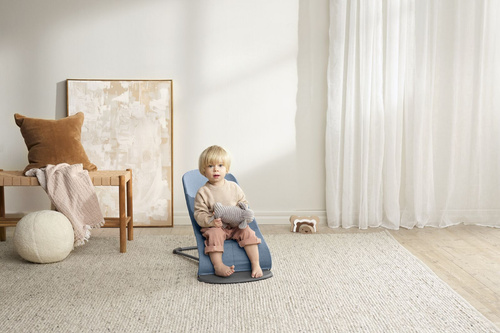 BABYBJÖRN - Bouncer BLISS Woven - Mélange, Blue