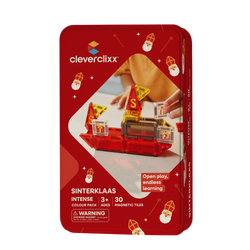 CLEVERCLIXX – Mini Tiles Sinterklaas magnetic tiles – 30 pieces