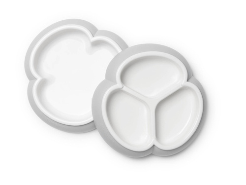 BABYBJÖRN - Baby Plate Set - 2-pack - Grey