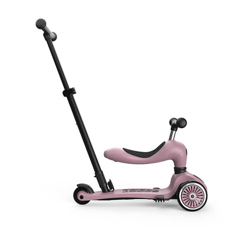 SCOOTANDRIDE - Highwaykick Push and Go 2in1 Ride and scooter 1-5 years Wildberry