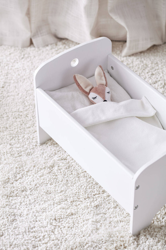 Kid's Concept - Dollbed white with bedset KID'S HUB