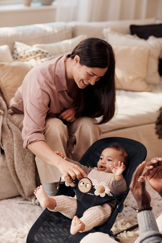 BABYBJORN - Toy for Bouncer - Googly eyes Black and White