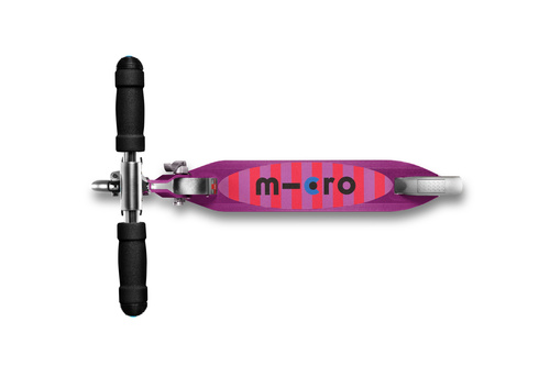 MICRO - two-wheeled scooter for children from 5 years Sprite LED, purple stripe