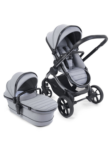 iCandy Peach 7 Pushchair and Carrycot Light Grey - Complete Bundle