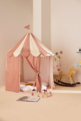 KID'S CONCEPT - pavillion tent stripe dusty brown