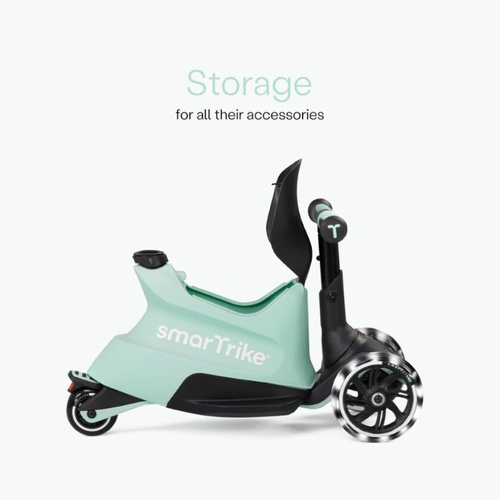 smarTrike - Xtend Scooter 4in1 + Ride-on - Soft Green