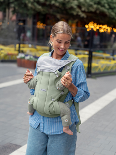 BABYBJORN - Baby Carrier HOLD, WOVEN, Light Green