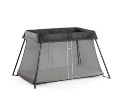 BABYBJÖRN - Travel Crib Light, Black + sheet